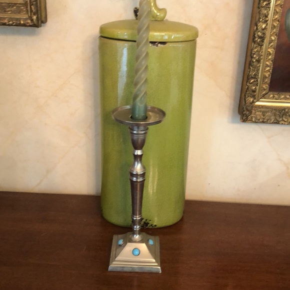 10” silver candlestick - Picture 10 of 10